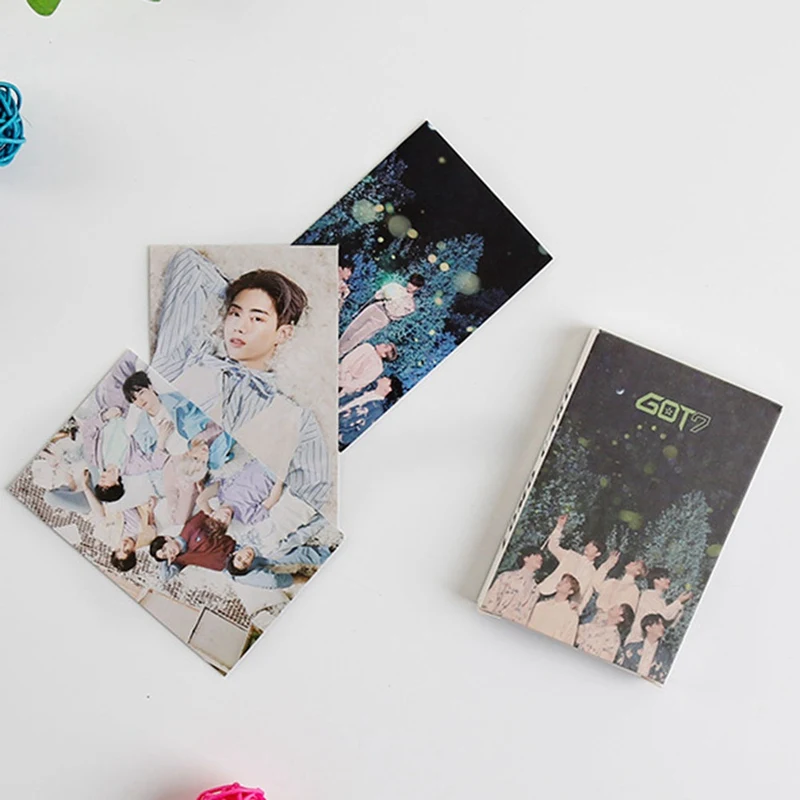 32 шт./компл. KPOP GOT7 LOVE LOOP альбом сделан бумажный плакат Фотокарта Lomo карта фотостудии игрушек, для подарка, для фанатов Канцелярский набор