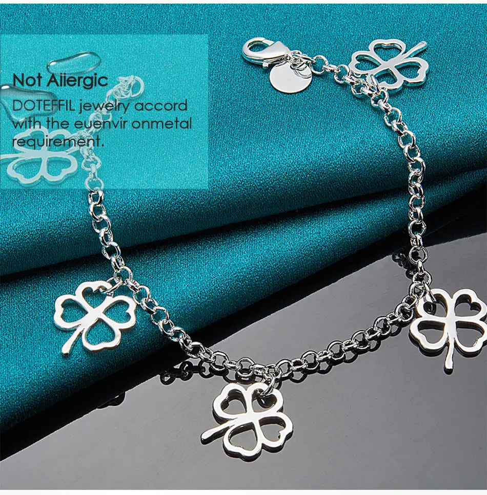 DOTEFFIL 925 Sterling Silver Five Lucky 