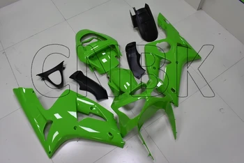 

for Zx6r 04 Bodywork 636 Zx-6r 2003 Green Plastic Fairings Ninja Zx-6r 2003 - 2004 Full Body Kits