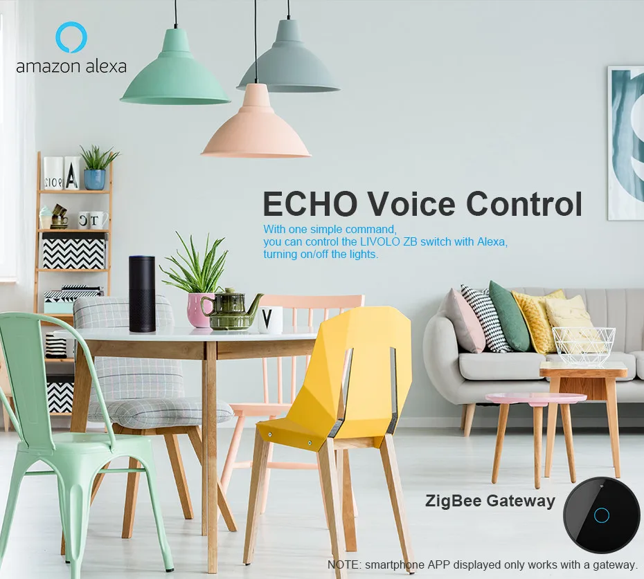 Livolo стандарт ЕС умный wifi Беспроводной интеллектуальный настенный выключатель 2