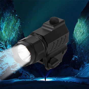 

3000Lm Airsoft Pistol Light QD Quick Detach Handgun Hunting Flashlight Tactical Rifle Gun for 20mm Rail for Glock 17 19 18C 24