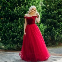 Длинное размера плюс мусульманское вечернее платье для выпускного вечера Дубай женское вечернее платье