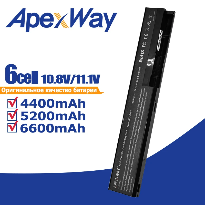 X501a-Battery F301A F401A1 A42-X401 Asus F501U Apexway for A31-x401/A32-x401/A41-x401/..
