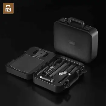 

New Youpin Miiiw 16Pcs DIY Tool Kit General Household Hand Tool with Screwdriver Wrench Hammer Tape Plier Knife ToolBox