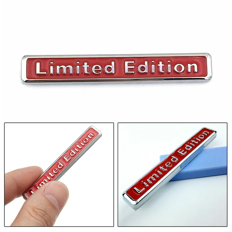 

Universal 3D Metal "Limited Edition" Car Body Emblem Badge Sticker Decal Car Accessories