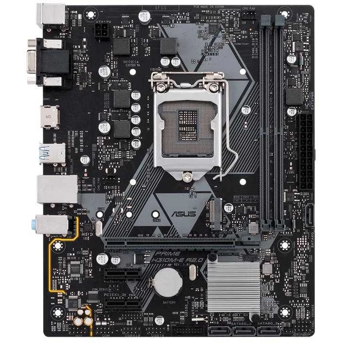 Материнская плата Asus PRIME H310M-E R2.0 Soc-1151v2 Intel H310C 2xDDR4 mATX AC`97 8ch(7.1) GbLAN+VG