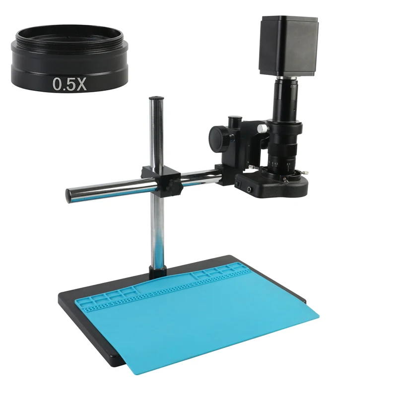 4K UHD SONY IMX334 HDMI WIFI USB 3.0 GE Electronic Digital Video Microscope Camera 180X/300X C Mount Lens PCB Solder Repair Kit |