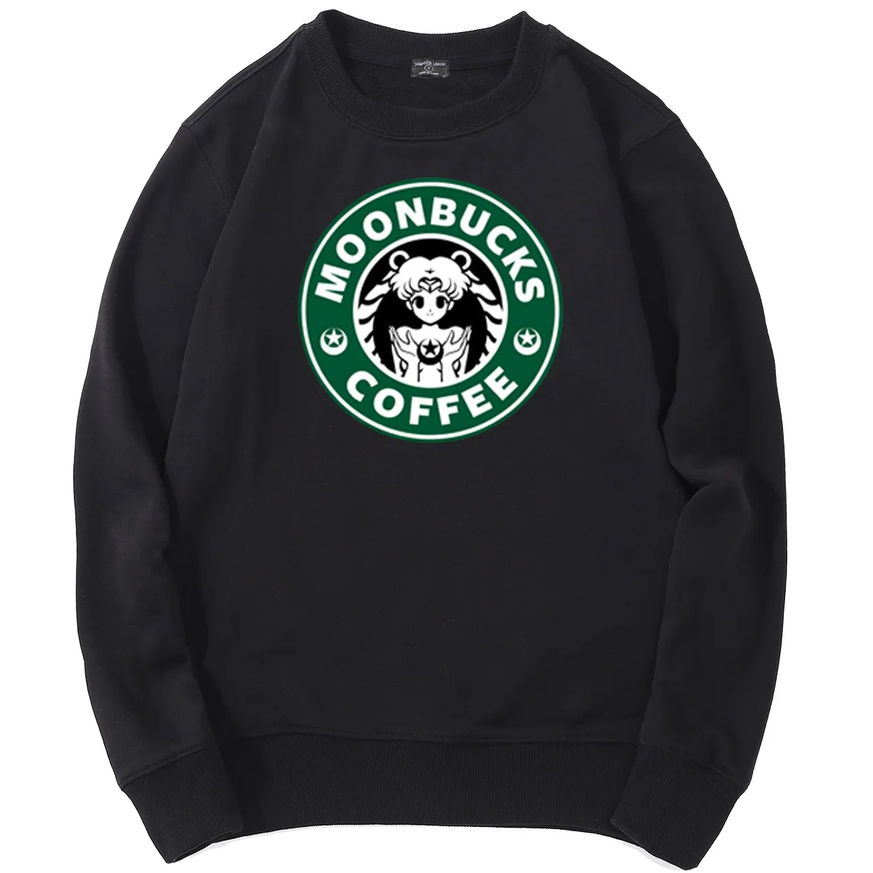 Сейлор Мун Moonbucks толстовки "кофе" мужские стиль брендовый Мужской пуловер Повседневный Harajuku спортивный костюм Япония аниме мужские топы s
