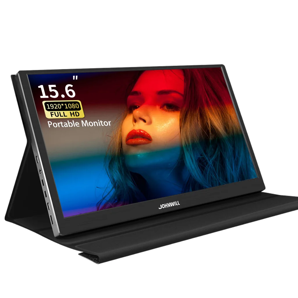 US $137.27 2 in 1 portable 156inch computer monitor Type C and HDMI output monitor for PS5 switch Raspberry Pi Xiaomi TV settop box