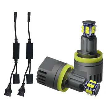 

2Pcs 120W H8 LED Angel Eyes Light Halo Ring Headlight Canbus for BMW E60 E61 E63 X5 E70 X6 E71 E90 E91 E92 E93 M3 E89 E82 E87