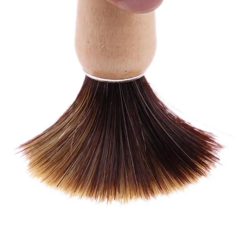 Professional Men Shaving Brush Barber Facial Beard Cleaning Brush Tool