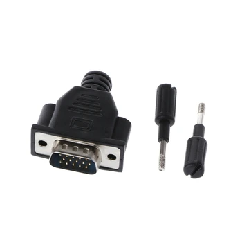 

Virtual Display Adapter VGA Male Dummy Plug EDID Headless Ghost Lock Plate @60Hz