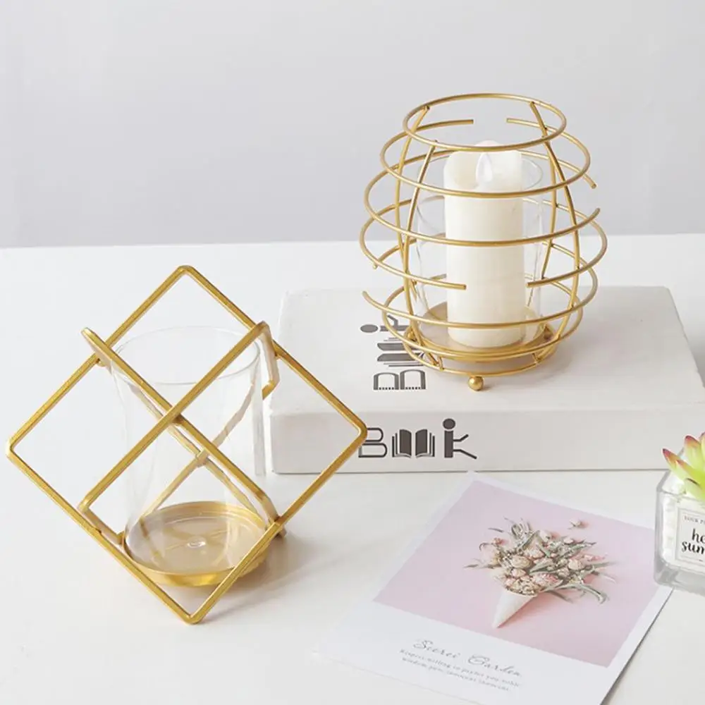 

Candle Holder Candlestick Centerpiece for Living Room Bedroom Dining Room metal candelabrum Home DIY Decor Ornament #914