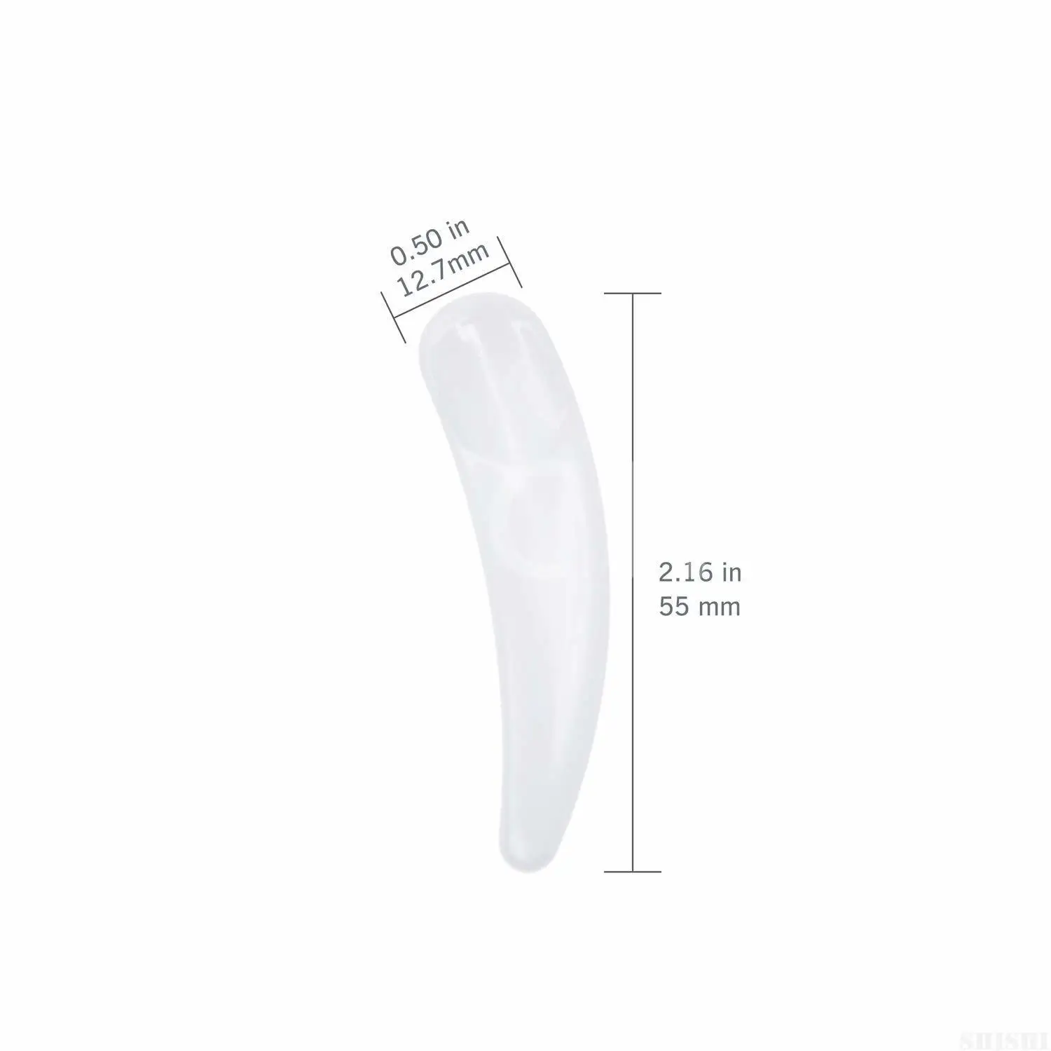 Mini cosmetic spatula 50Pcs mini cosmetic spatula disposable curved scoop makeup mask cream spoon eye cream stick make up face beauty tool kits