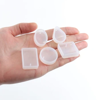 

2pcs/lot Round Water Drop Epoxy Resin Molds Resina Epoxi Silicone Mold UV Resin Resina Jewelry Casting Mold For Jewelry Making