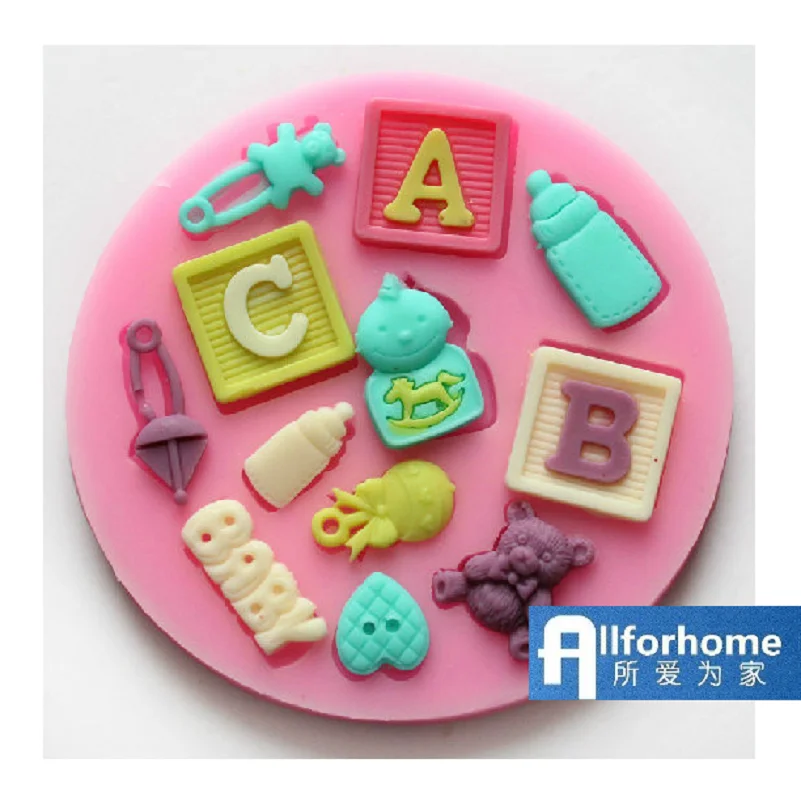 Nourisseur De Gateau Silicone Pour Bebe Moule De Decoration Pour Gateau Moule A Fondant En Silicone Moule A Chocolat Pour Gumpaste Bricolage Aliexpress