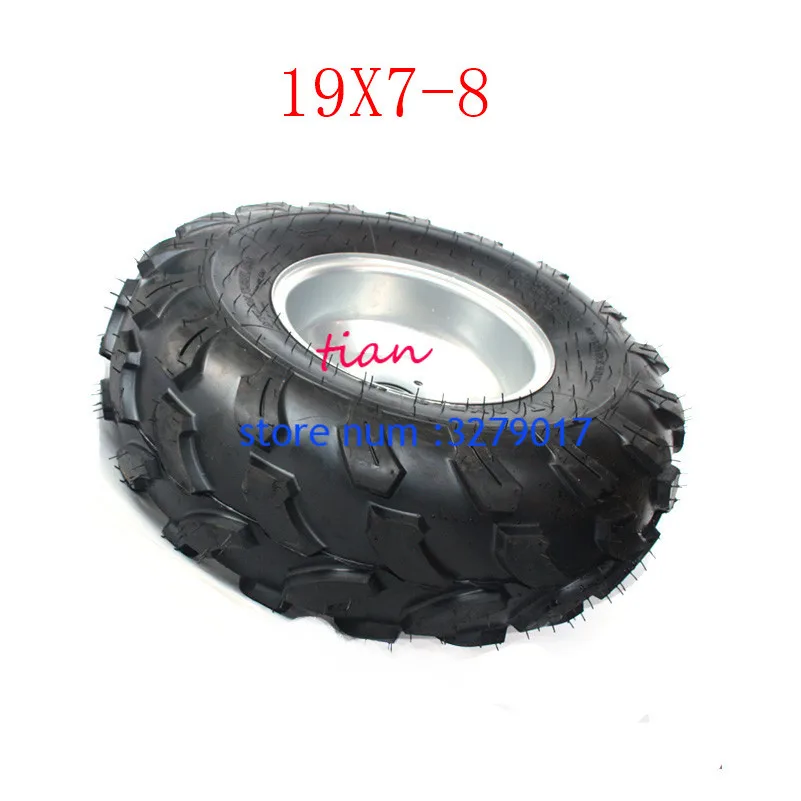 2 шт. ATV 19x7. 00-8 19x7-8 дюймов шины 150cc 250cc вакуумные шины передние шины