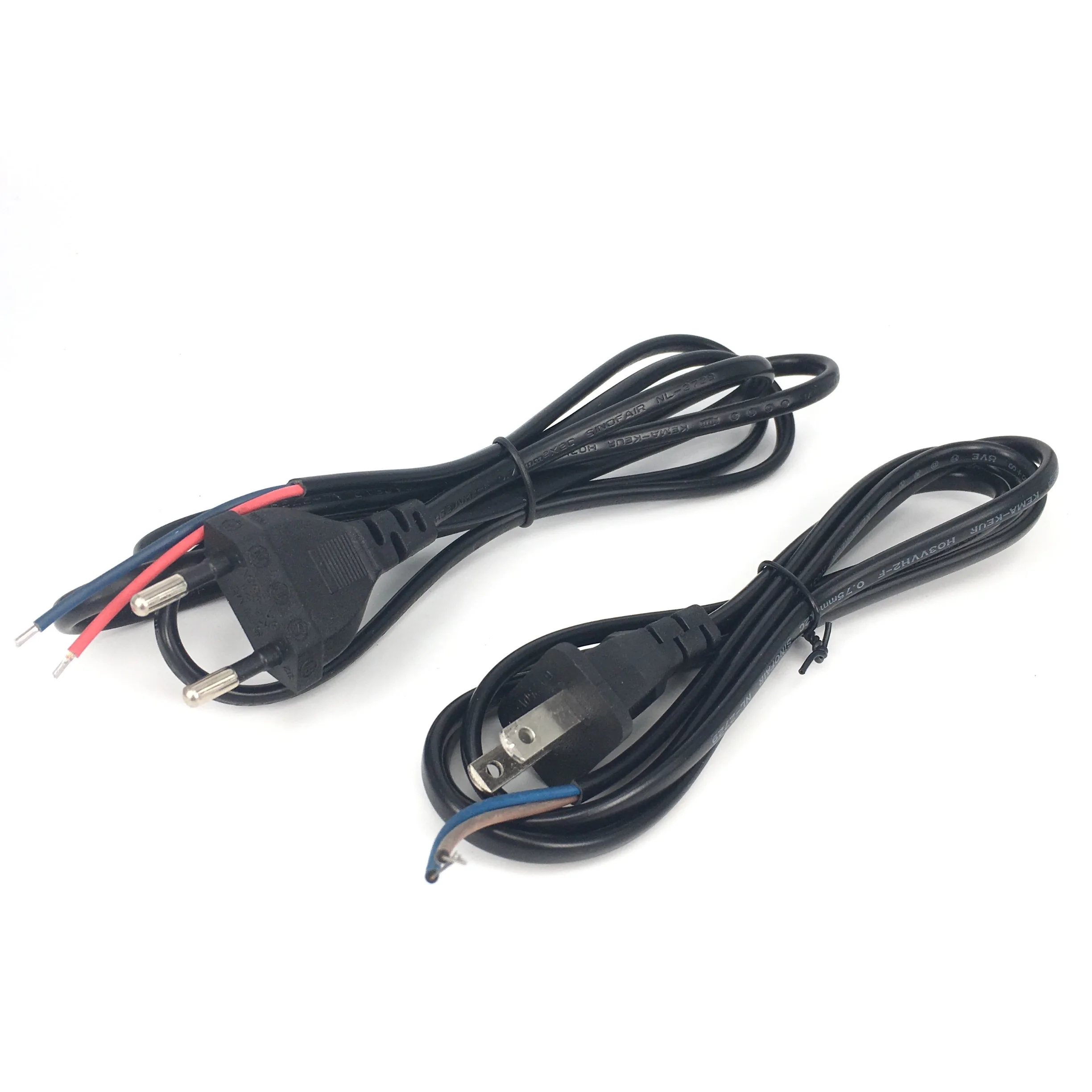 EU European AC Power Extension Cable US Japan Plug Power Supply Cord 1.5m 18AWG For Electrical Sockets Outdoor Lamp Bulb Light