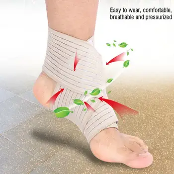 Verstelbare Enkel Ondersteuning Pad Sport Bescherming Elastische Brace Guard Ondersteuning Voor Gym Fitness Pijn Verlichten Voet Care Tool