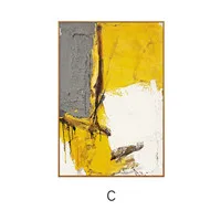 Цвет: желтый Large size colorful modern abstract canvas painting living room dining room bedroom home decoration wall art - Цвет: Цвет: желтый