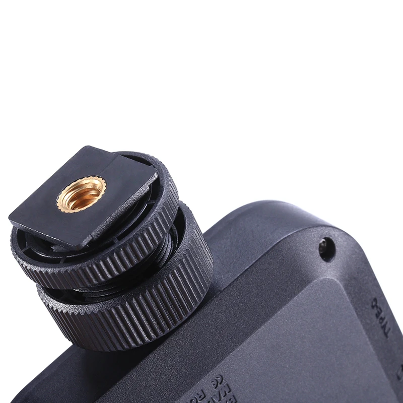 Dimmable Mini 5500K COB светодиодный видео свет Vlog лампа с двойным адаптером холодного башмака регулируемое освещение для фотографии для DSLR камеры