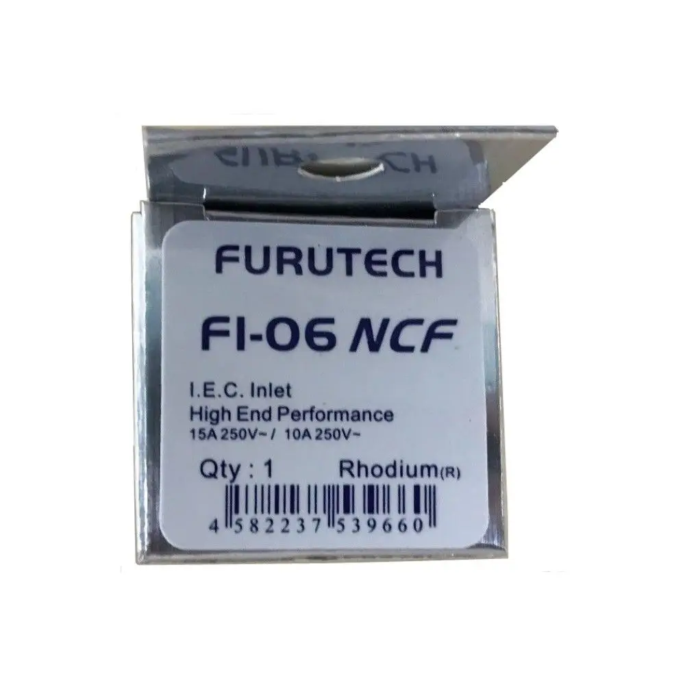 Furutech FI-06 NCF (R)-Nano Crystal Formula Copper Rhodium Plated IEC Inlet HiFi Made in Japan