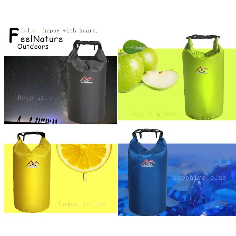 5L/10L/20L/30L открытый плавательный водонепроницаемый мешок кемпинг рафтинг хранения сухой мешок с регулируемым ремешком крюк