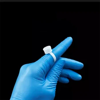 

100 Pcs/Set Non Toxic Disposable Permanent Makeup Ring No Divider Tattoo Eyebrow Lip Tattoo Pigments Holder Rings