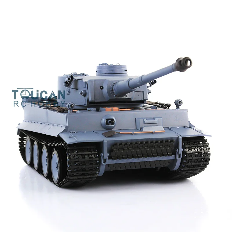 US Stock Henglong 1/16 Scale 7.0 German Tiger I RTR RC Tank 3818 Plastic Tracks 