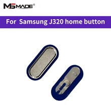 Для Samsung Galaxy J3 J320 J320F Главная Кнопка J320M J320H Главная Кнопка возврата ключ Запчасти для клавиатуры часть