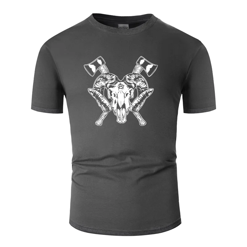 Мужская дышащая футболка с топором, лето, большие размеры S~ 5xl, мужские футболки с рисунком, короткий рукав, против морщин