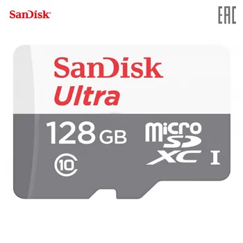 

Memory Cards Sandisk SDSQUNS-128G-GN6MN Computer Internal Storage micro sd flash drive card for phone laptop compact Ultra Android microSDXC 128GB 80MB/s Class 10