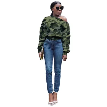 

Autumn Winter Women Hoodie Sweatshirt Camouflage Print Long Sleeve Casual Loose Top Hoodies