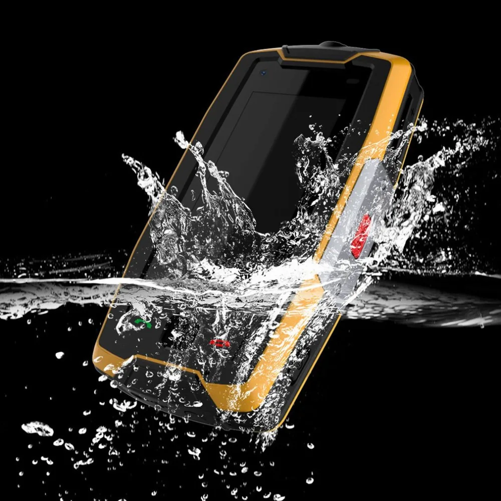 Servo X7 Plus 2,4" Mtk6737 мини-смартфон 4G Ip68 Водонепроницаемый ОЗУ 2 Гб ПЗУ 16 Гб отпечаток пальца Nfc Gps 3500 мАч мобильный телефон