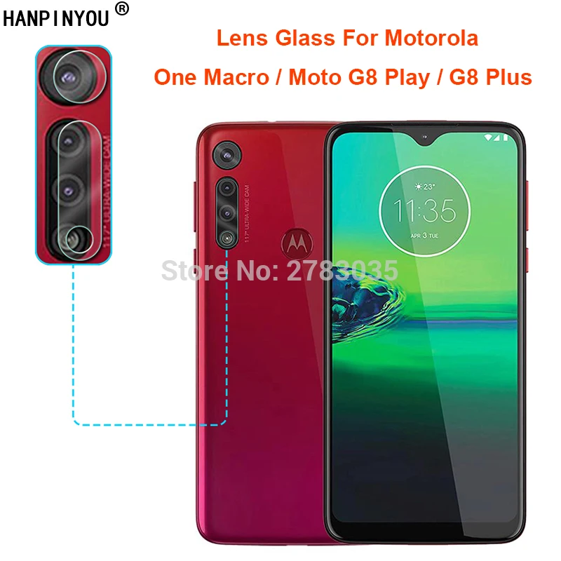 

For Motorola One Macro / Moto G8 Play / G8 Plus Back Camera Lens Protector Rear Camera Lens Cover Tempered Glass Protection Film