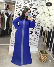 

New Style African Clothing Muslim Abaya Solid Color Chiffon Crimped Pleats Loose Long Dress Free Size Dashiki