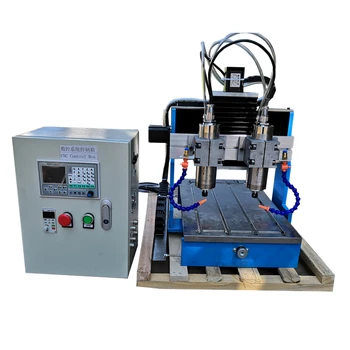 

60*40 CNC router Offline DSP control system milling Engraving machine LY 6040L disk read G code Linear Guide Rail steel table