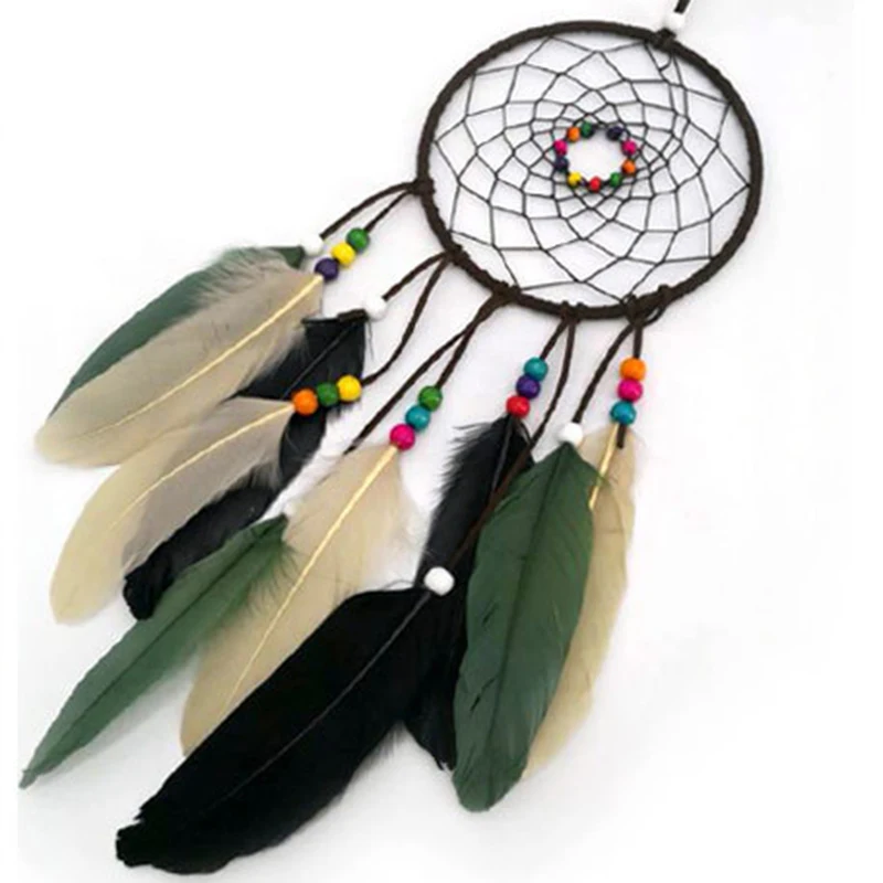 Dreamcatcher Wind Chimes Decorative Retro Style Color Feather Home Dream Catchers Photography Decor Wall Hanging Ornaments | Дом и сад