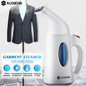

AUGIENB 700W 150ml Handheld Garment Steamer Portable Steam Iron Fast Heat AUTOMATIC POWER-OFF for Home Travel Cloth Wrinkle use
