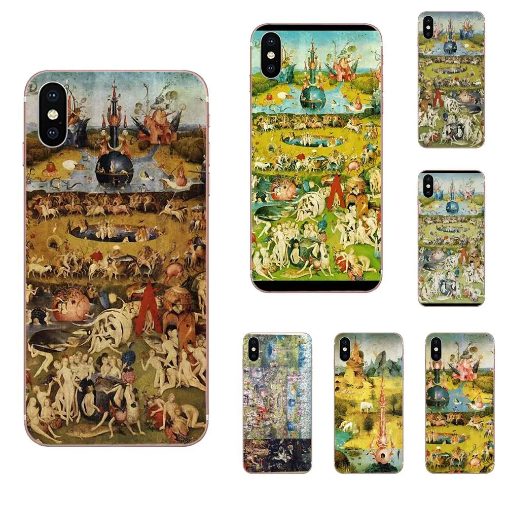

TPU Mobile Phone Case Cover Garden Of Earthly Delights For Xiaomi Redmi Note 2 3 3S 4 4A 4X 5 5A 6 6A Pro Plus