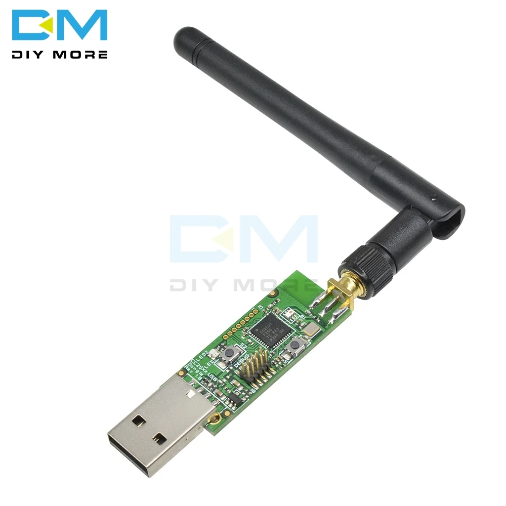 Беспроводной Zigbee CC2531 анализатор протокола пакетов, модуль Bluetooth с антенной, USB интерфейс, захват ключа