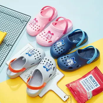 

Kid Sandals Girl Sandals Boy Sandals Children Beach Shoes Slippers Size 35-38 Big Size For Teenagers Hole Garden Sandals Slipper