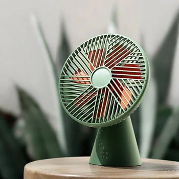 

SANQ Desktop Rainforest 7 Leaf Fan Rechargeable Desktop Home Bedside Fan