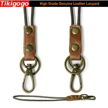 Ремешок из натуральной кожи для мобильного телефона, значки, ключи, id, кредитная работа, держатель для карт, на запястье, на шею, ремешок, брелок, брелок