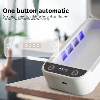 

New Professional UV Mobile Phone Disinfection Box Multifunctional Portable Nail Sterilizer Box Efficient Mask Disinfection Box