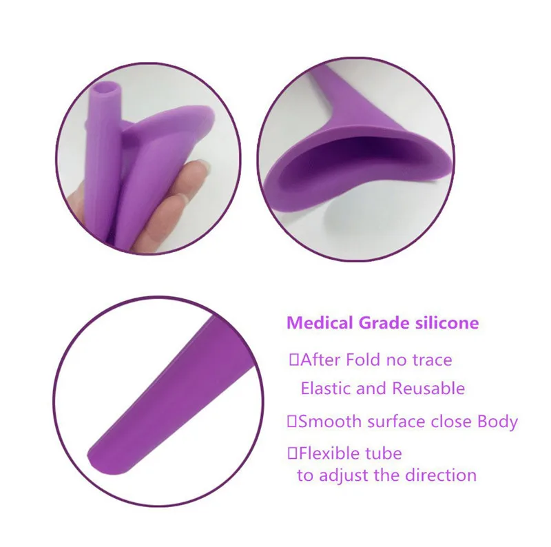 Female Urinal Portable Wee Pee Stand Reusable Urinoir Femme Girl