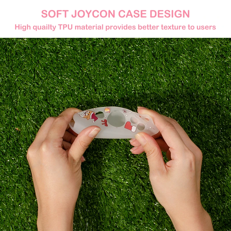 For Nintendo Switch OLED Cute Cartoon Anime Case Joy Con Controller Shell Kawaii Pink Soft Silicone Protective Cover Accessories