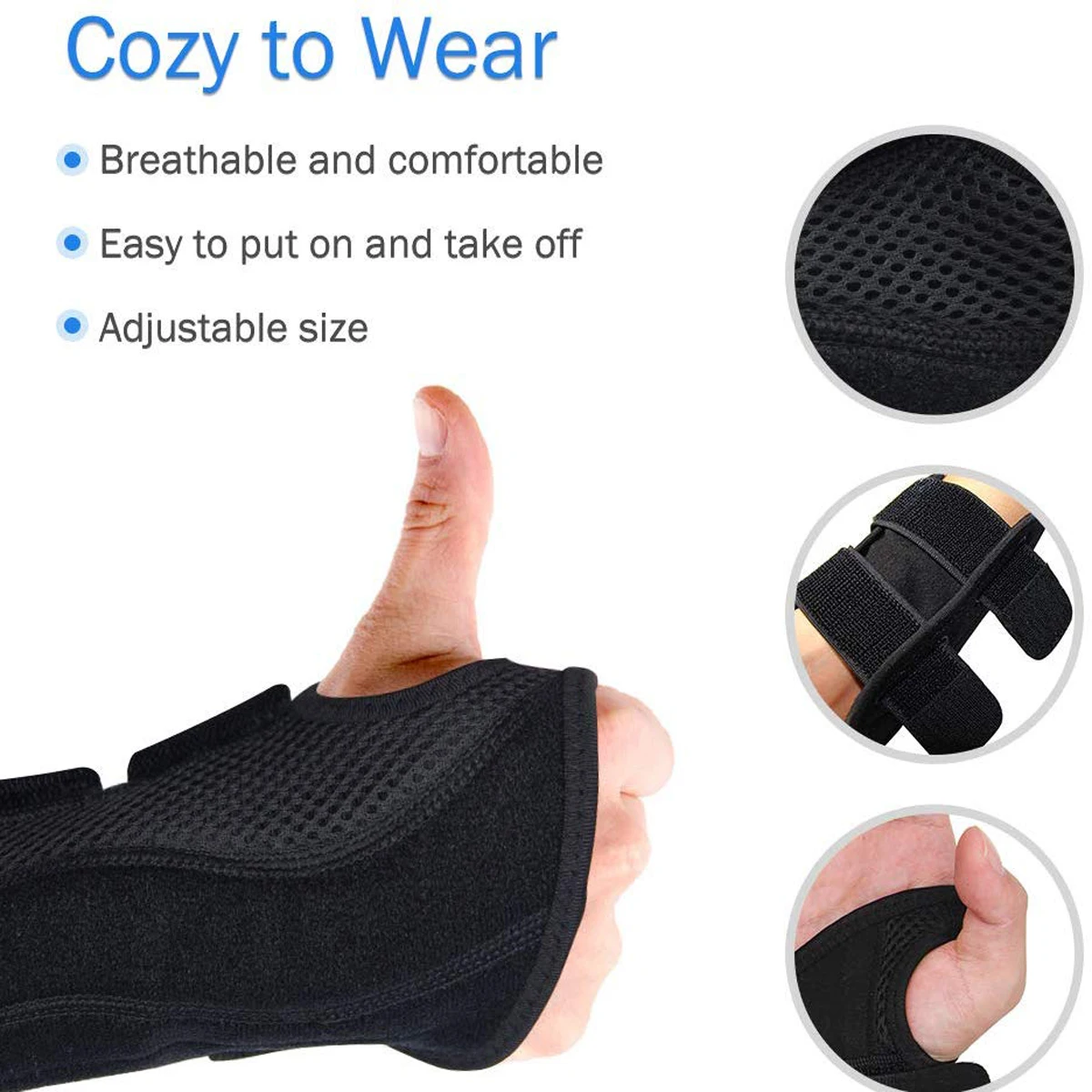 Forearm Sprain Wrist Support Strap Elastic Adjustable Compression