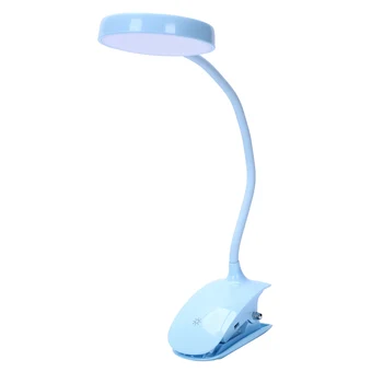 

New Creative Usb Charging Eye-Protection Lamp/Clip + Led Lamp For Cosmetic Mirror(Blue)