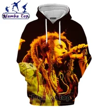 Cool   Bob Marley  3d Print Men/Womens Hoodie Sweatshirt Pullover Tops Jumper